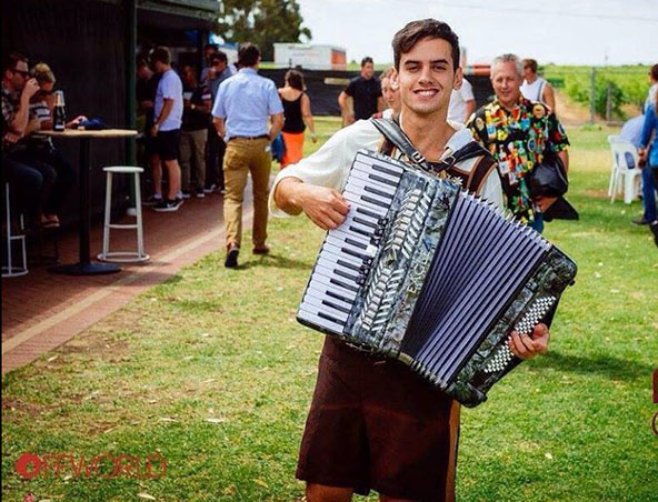 Perth Piano Accordion Player - Wedding Music Hire - Bands